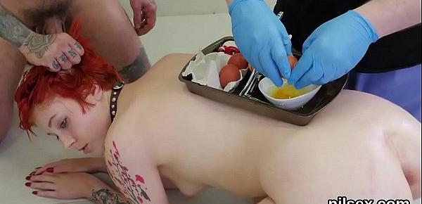  Spicy cutie is brought in anal loony bin for painful therapy